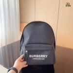 BBR Logo Print Backpack – Sac à dos – Rouge