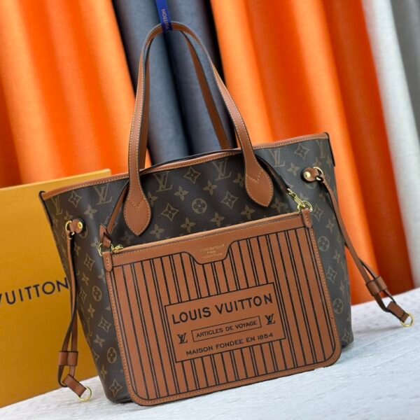 LV Neverfull MM With Pouch - Bag