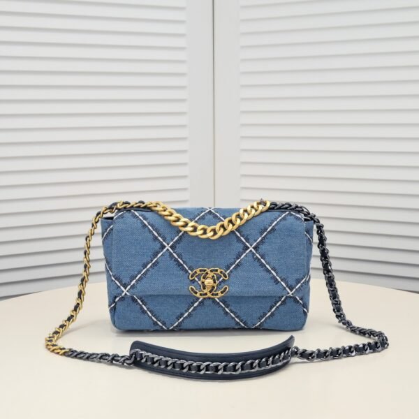 CC 19 Flap Small Denim - Bag