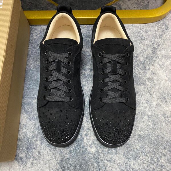CL Louis Junior Spikes Black Suede - Sneakers
