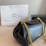 PR Cleo Shoulder Bag Black Leather – Bag