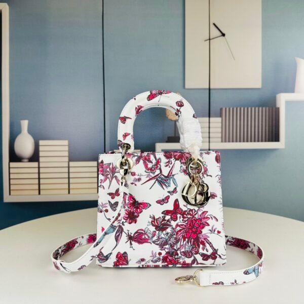 CD Lady CD Mini Floral Canvas - Bag