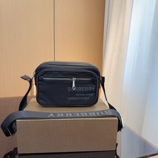 BBR Horseferry Print Camera Bag Black Nylon - Bag