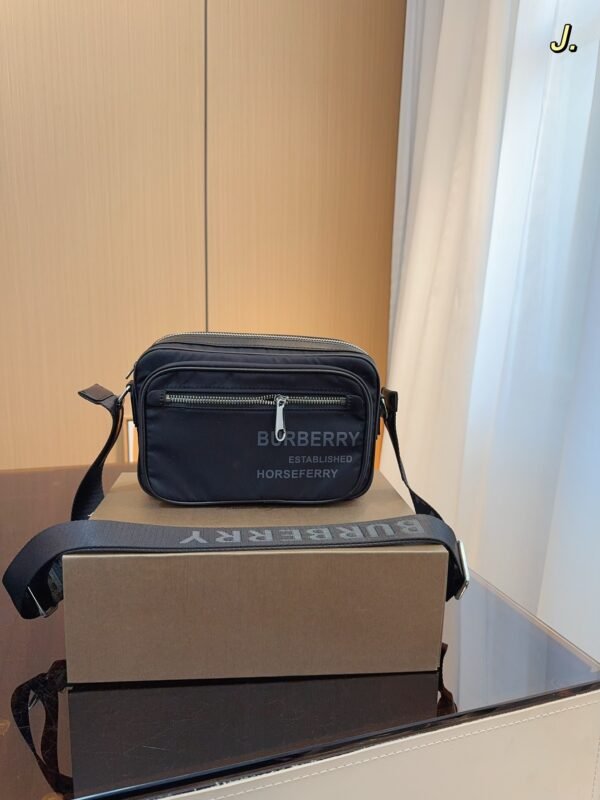 BBR Horseferry Print Camera Bag Black Nylon – Bag