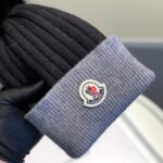 MCL Ribbed Wool Beanie Black/Grey – Hat