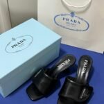 PR Logo Plaque Mules – Scarpe con tacco