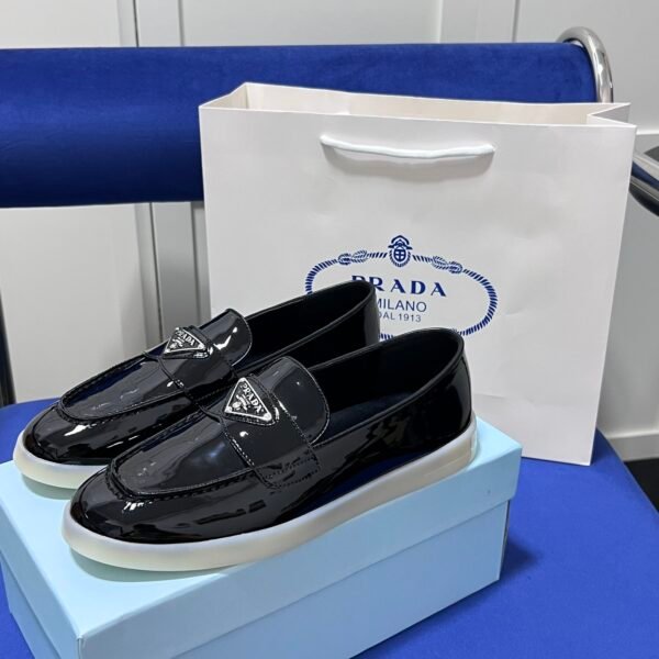 PR Brushed Leather Loafers - Shoes