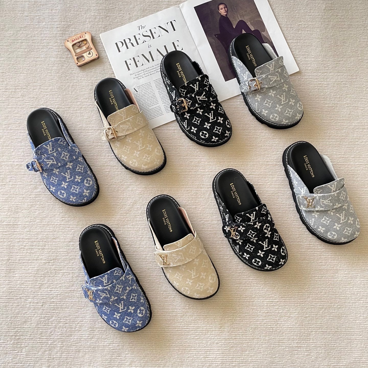 LV Paseo Mule Monogram Denim - Shoes - Image 3
