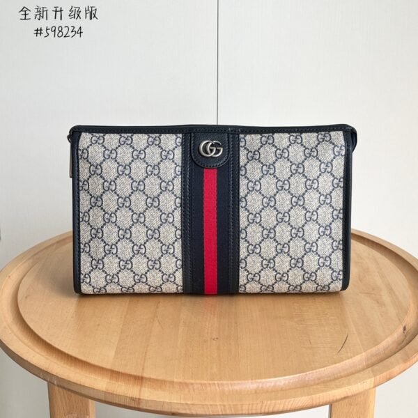 GG Ophidia GG Beige/Blue GG Supreme Canvas - Bag