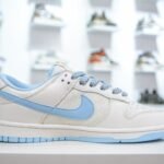 NK Dunk Low x CLOT White/Blue – Sneakers