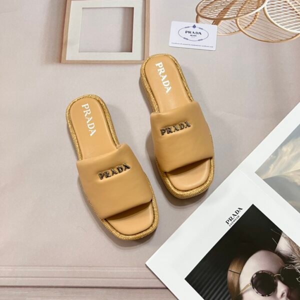 PR Padded Nappa Leather Slides - Slides