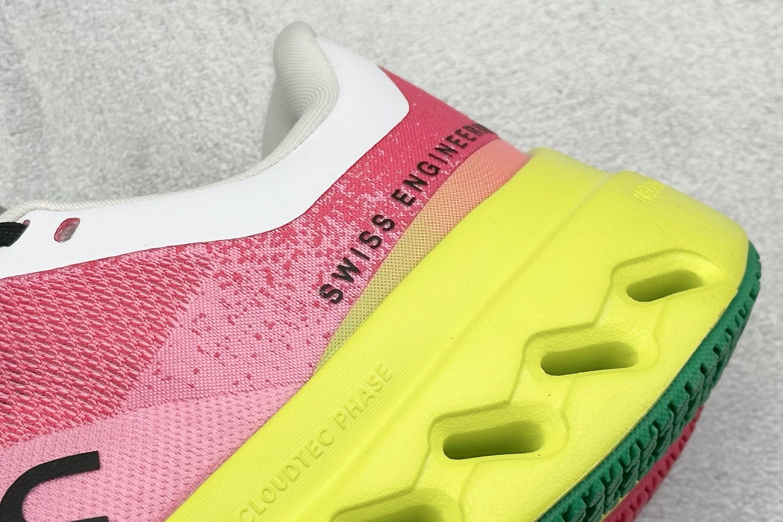 ON Cloudmonster Pink/Yellow - Sneakers - Image 9