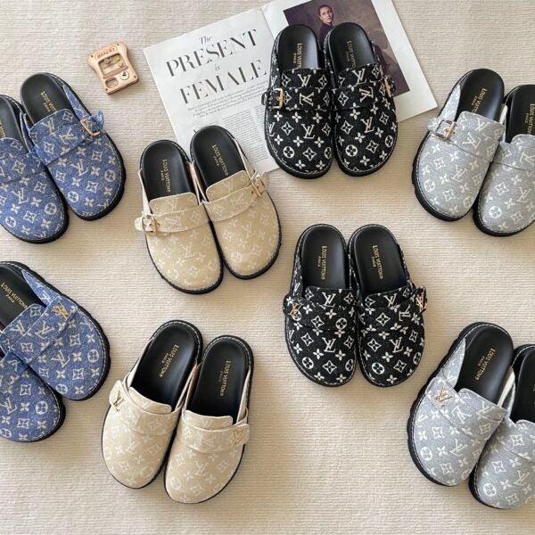 LV Paseo Mule Monogram Denim - Shoes