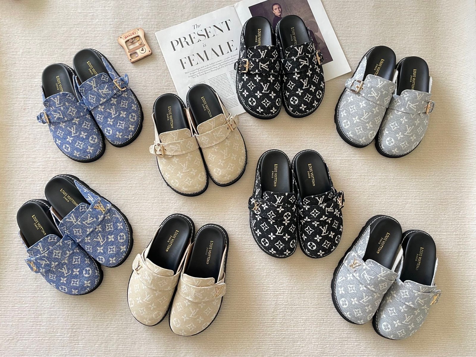 LV Paseo Mule Monogram Denim - Shoes