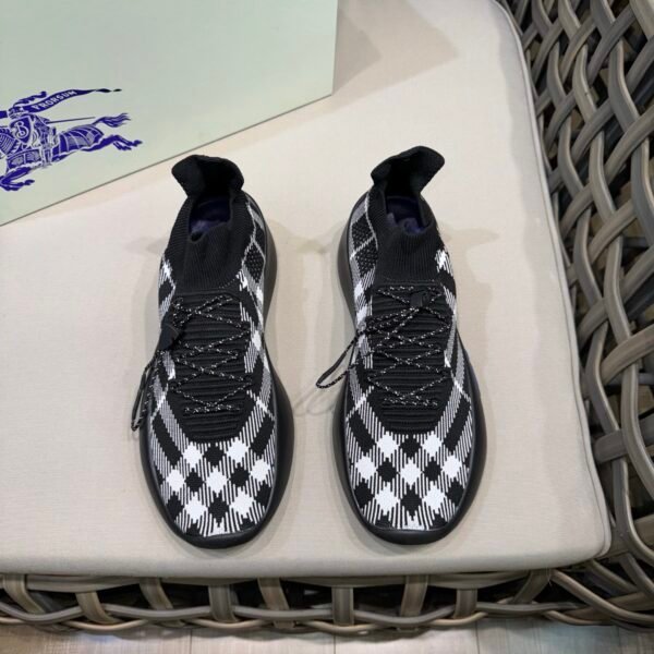 BBR Check Knit Neptune Black/White - Sneakers