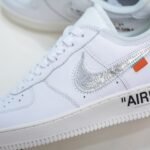 NK Air Force 1 Low OW – Sneakers – Silver