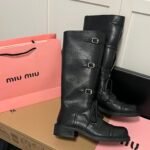 MIU Buckle Combat Boots – Boots