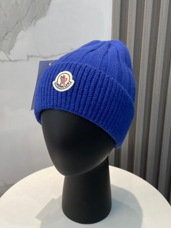 MCL Logo Beanie Blue Wool – Hut