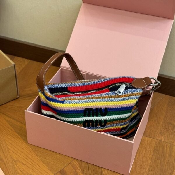 MIU Wander Matelassé Rainbow Crochet - Bag