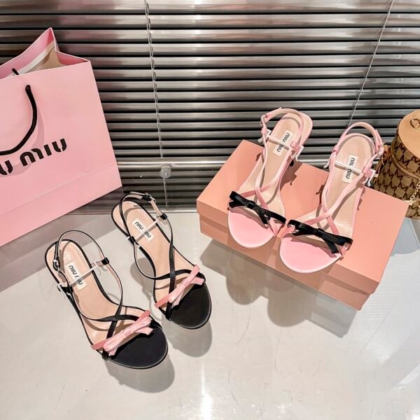 MIU Bow Detail Sandals - Sandals