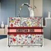 CD Book Tote Large Multicolor Embroidered Canvas - Bag · Ref. BA20139