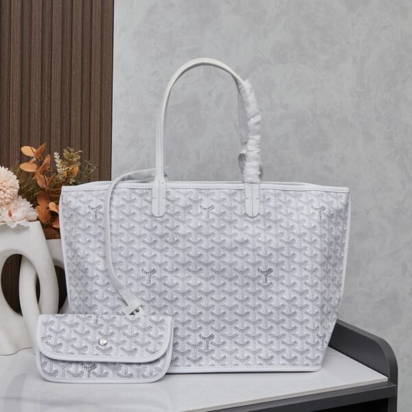 GYD Saint Louis PM White GYDine Canvas - Bag