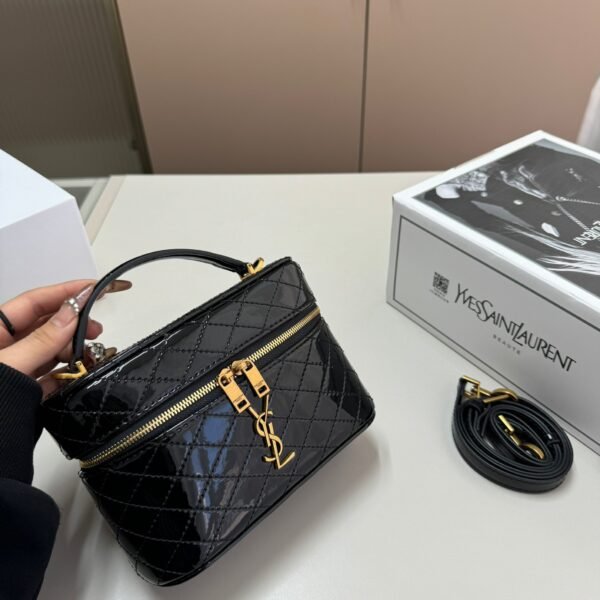 YSL Vanity Black Patent Leather - Bag