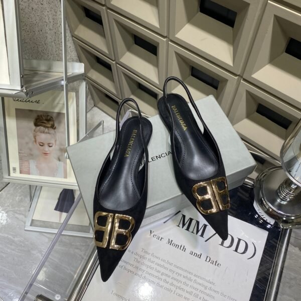BAL Double B Slingback Flats - Shoes
