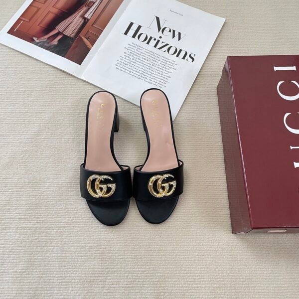 GG Marmont Slide Sandal - Heels