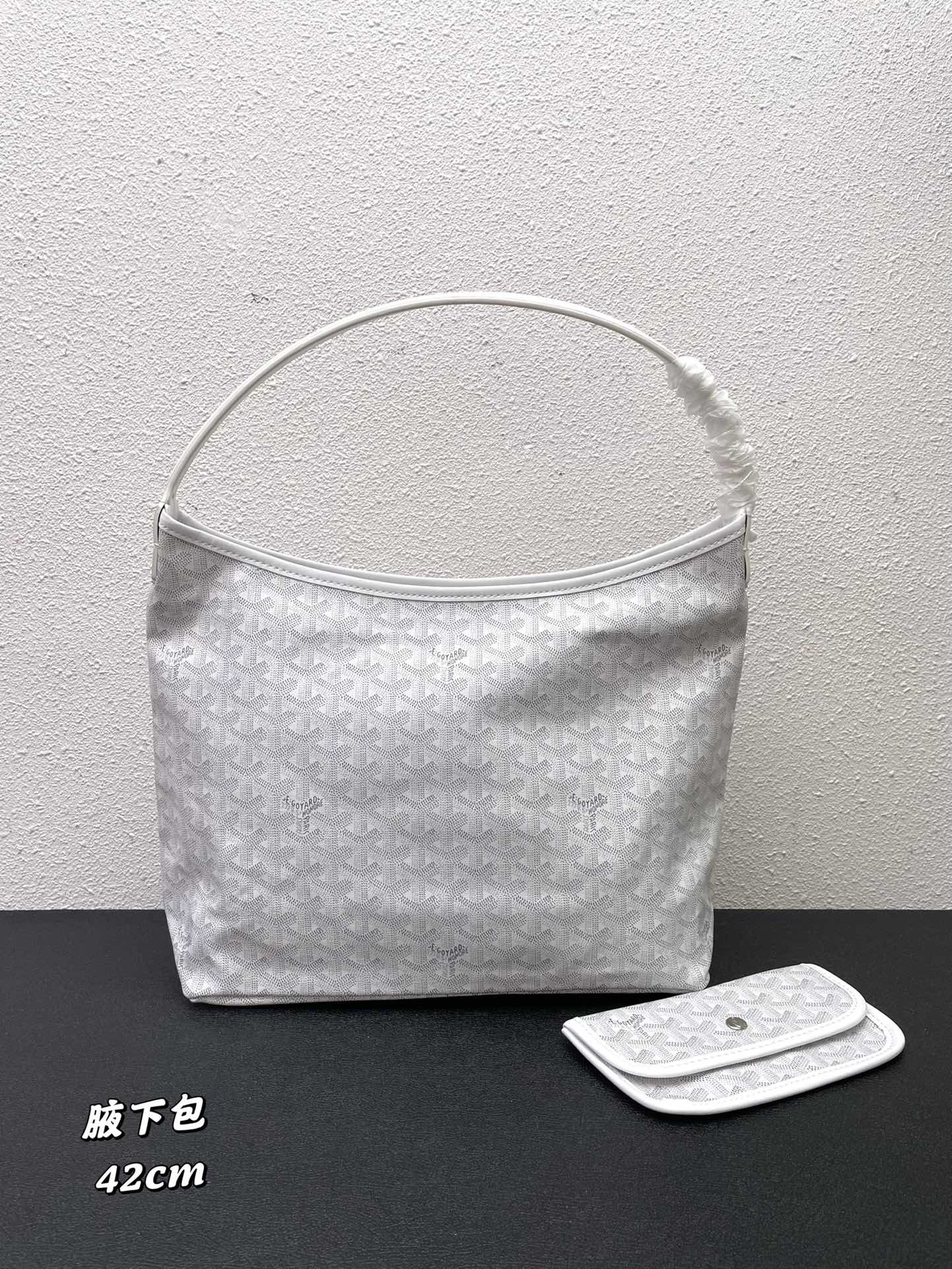 GYD Artois PM 42cm White GYDine Canvas - Bag