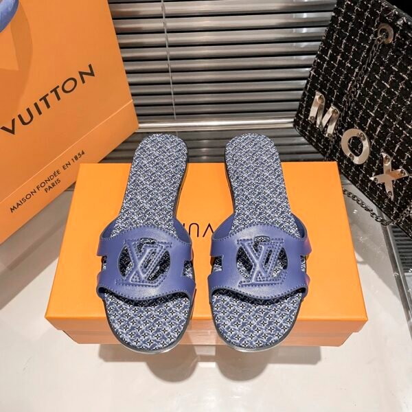 LV Paseo Flat Comfort Sandal Blue - Sandals