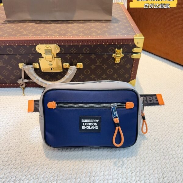 BBR Sonny Blue/Gray Nylon - Belt Bag