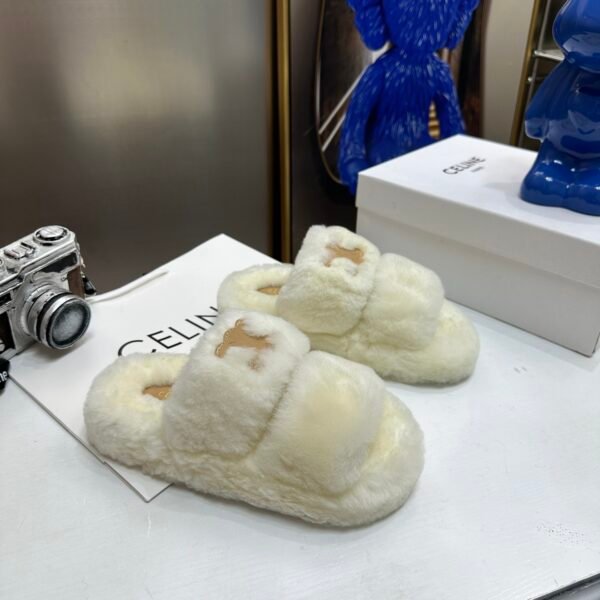 CEL Fur Slippers - Slides