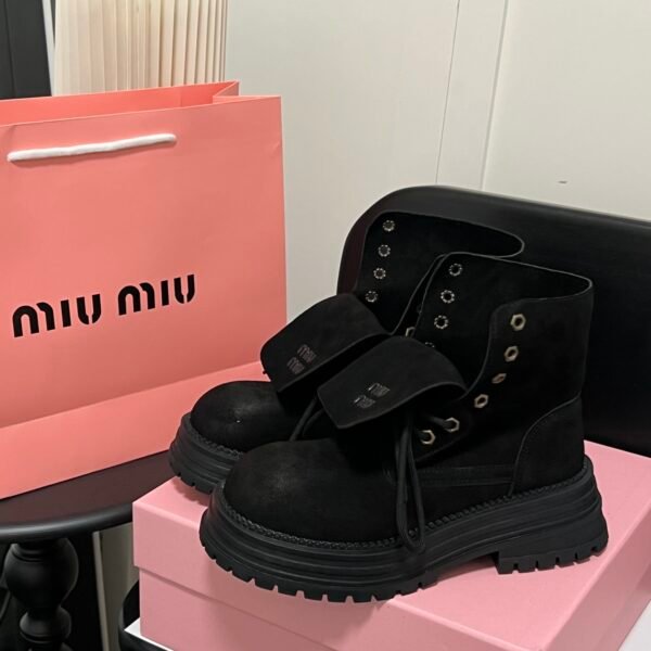 MIU Faded Short Boots - Boots
