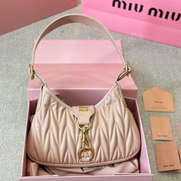 MIU Matelassé Hobo Soft Lambskin - Bag