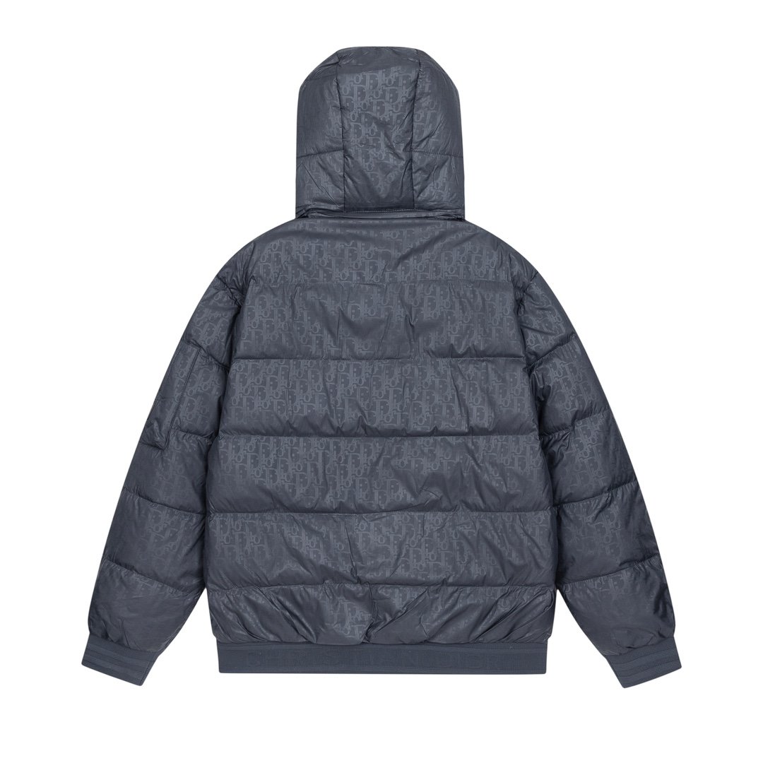 CD CD Oblique Puffer Jacket Grey Oblique - Jacket - Image 2