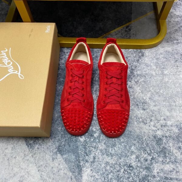 CL Louis Junior Spikes Red Suede - Sneakers