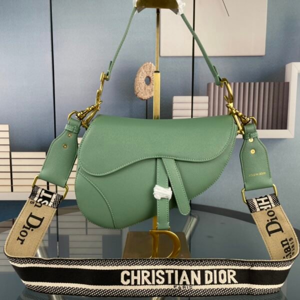 CD Saddle Green Leather - Bag