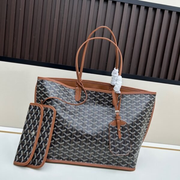 GYD Saint Louis GM Black/Brown GYDine Canvas - Bag
