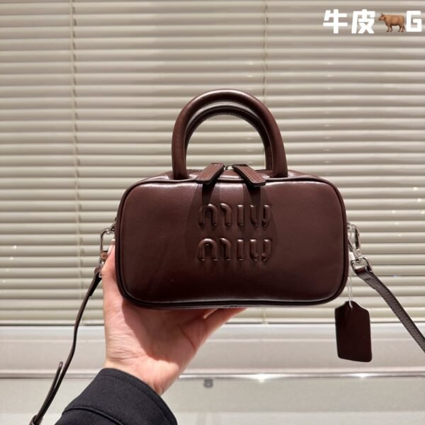 MIU Wander Brown/Black Leather - Bag
