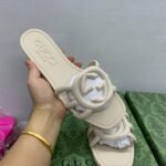 GG Double G Rubber Slide Sandals – Sandali