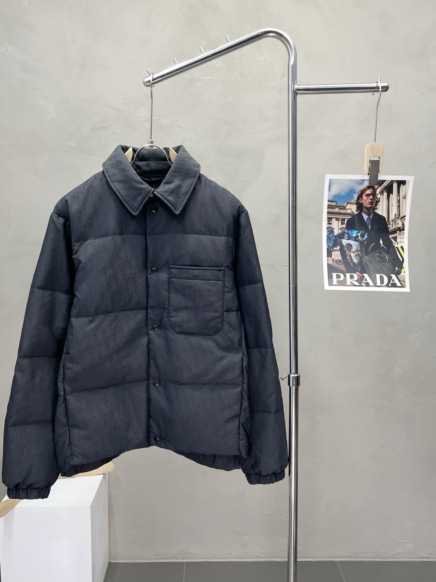 PR Re-Nylon Puffer Jacket 46 Blue/Black - Jacket - Image 3