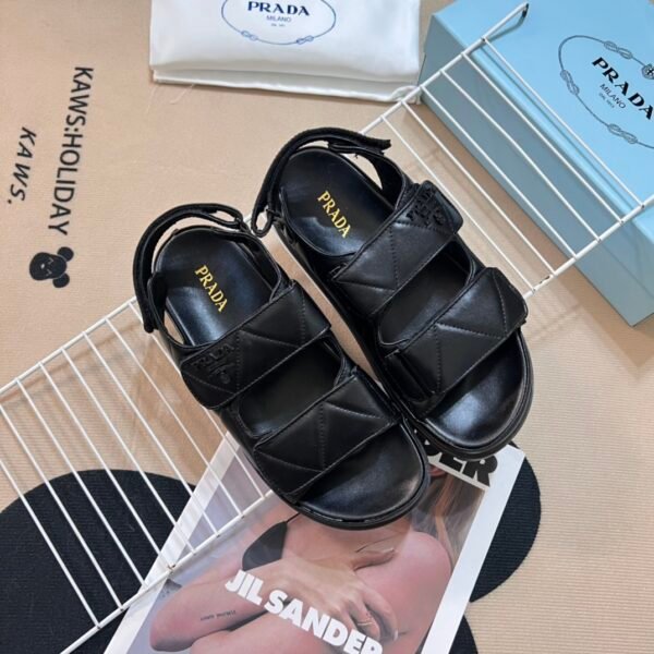 PR Quilted Leather Sandals - Sandals