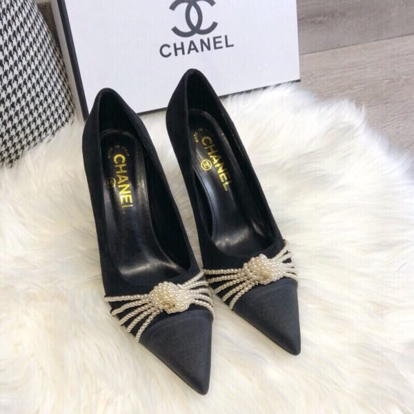 CC Pearl Embellished Pumps - Heels