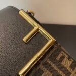 VRS Fendace La Medusa Black/Brown Canvas and Leather – Borsa