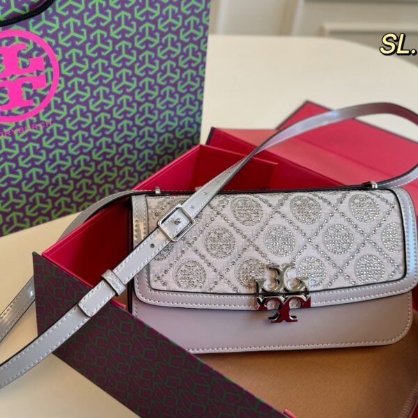 ×13. TB Toryburch Rhinestone Pat