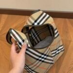BBR Vintage Check Two-Piece Bag – Beige