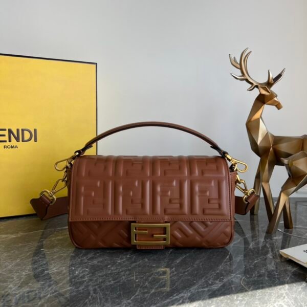 FD Baguette Brown Leather - Bag