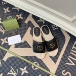 GG Double G Espadrille Slides – Slide
