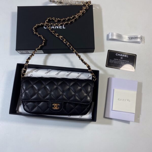 CC Wallet on Chain (WOC) Black Leather - Bag